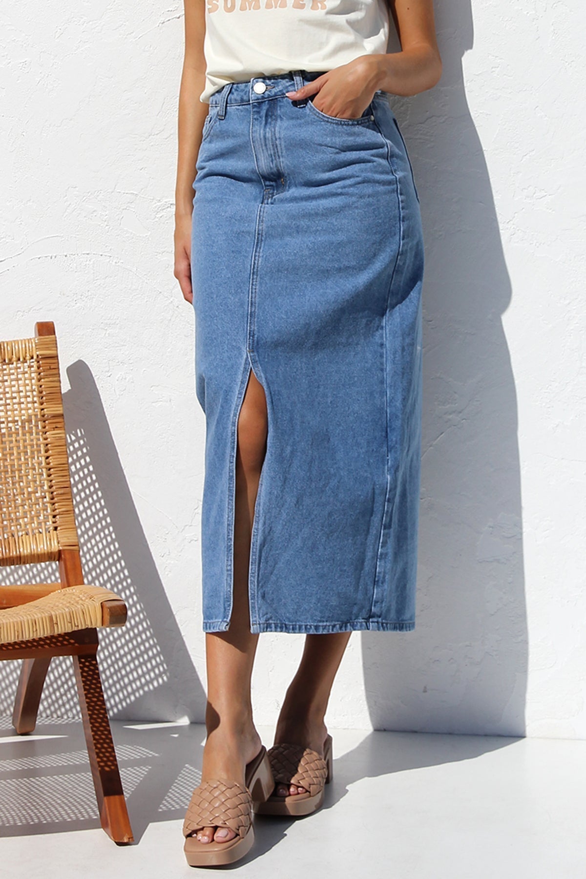 April denim kjol