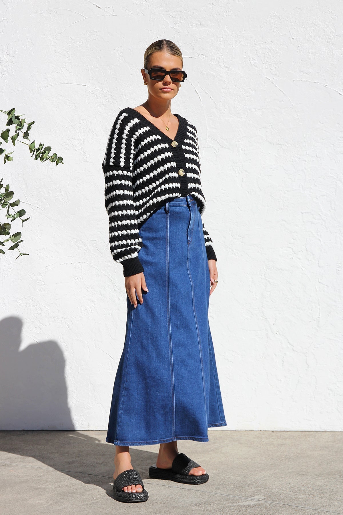Janah denim kjol