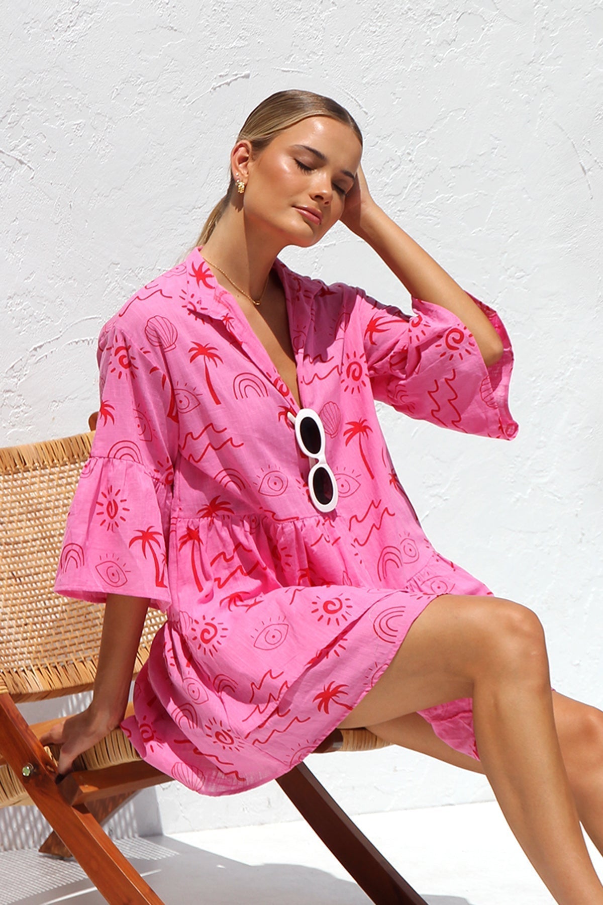 Shelby klänning rosa