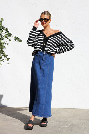 Janah denim kjol