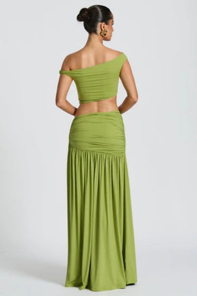 Saira Maxi Dress  - Olive